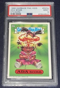 1988 Topps Garbage Pail Kids 15th Series NDC #620a Ada Bomb PSA 9 MINT Os15 - Picture 1 of 2