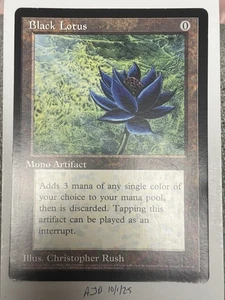 Magic the Gathering 1996 Black Lotus Oversized 6x9 Scrye Magazine - Picture 1 of 3