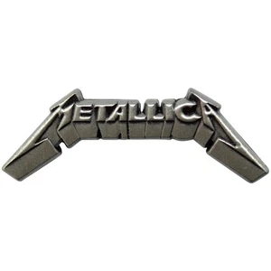 Pin de peltre Metallica Band logotipo 3D - Imagen 1 de 2