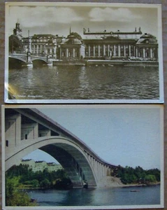 2 Vintage postcards Stockholm Sweden - Picture 1 of 2