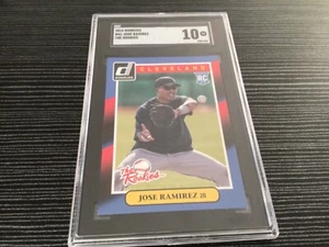 2014 Panini Donruss The Rookies Jose Ramirez RC #41  SGC 10 - Picture 1 of 3