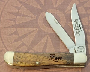 Remington UMC Knife Made In USA R41 Two Blade Bullet Trapper Wood Handles - Picture 1 of 8