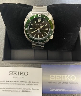 Seiko Prospex Land Turtle Automatic Green Dial Men's Watch SRPH15 Made In Japan Foto 1 de 4