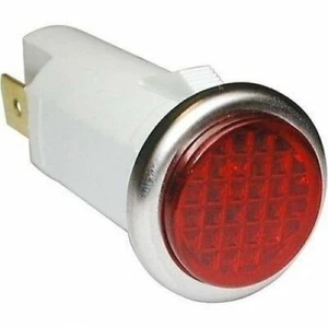 Pequeña luz indicadora ROJA 1/2 pulgada 250 voltios para Wolf Wells and Star - Imagen 1 de 1