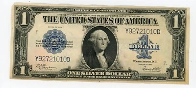 1923 $1 Horseblanket Silver Certificate - Image 1 of 2