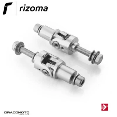 Kit reposapiés MV AGUSTA Brutale 910 S 2005-2011 snodi RIZOMA PE611A plateado Foto 1 de 3