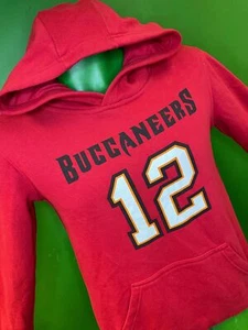 NFL Tampa Bay Buccaneers Tom Brady #12 Pullover Hoodie Youth Medium 10-12 - Picture 1 of 5