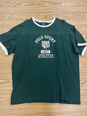 T-shirt vintage Polo Sport di Ralph Lauren Ringer XL - Immagine 1 di 4