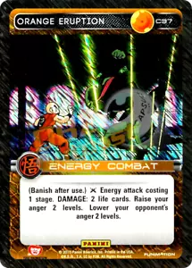 DBZ Dragon Ball Z TCG Panini Movie Collection C37 Orange Eruption Foil - Bild 1 von 1
