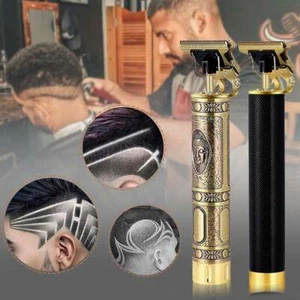 USB Electric Hair Clippers Rechargeable Shaver Beard Trimmer Professional Men - Picture 1 of 10