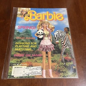 Vintage 80s Barbie Magazine for Girls Animal Lovin Safari 1989 Spring Fashion  - Bild 1 von 13