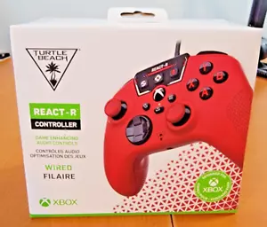 BRAND NEW - Turtle Beach - REACT - R CONTROLLER WIRED XBOX Red COLOR - Picture 1 of 3