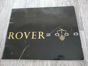 ROVER 2000 P6 UK Market Sales Brochure 1960s Publication Number 644/C - Picture 1 of 7