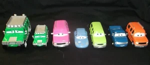 7 Disney Pixar Cars - Hank Hallsum, Deluxe T J Hummer, Charlie Cargo + 4 More - Picture 1 of 11