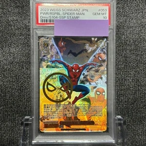 PSA 10 Blanco Negro Spider-Man Disney 100 Stamped 053 SSP Japanese 2023 Limited - Imagen 1 de 1