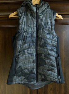 Puffer Vest Small Camo Cozy Layer Hooded My Anorak - Picture 1 of 8