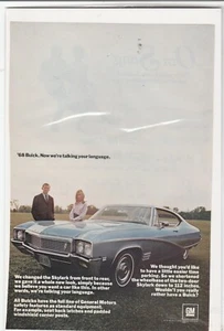 Original 1968 Buick Skylark Magazine Ad "Now We're Talking Your Language" - Picture 1 of 1