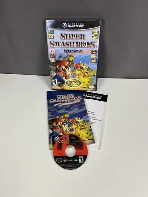 Super Smash Bros Melee (Nintendo GameCube, 2001) Complete (CIB) - Disc Minty - Image 1 of 4