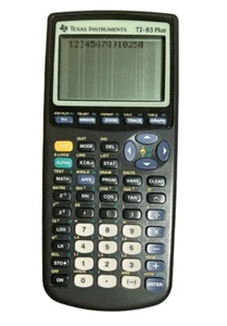 Texas Instruments Calculator TI-83 Plus With Case Parts Only Read Description - Picture 1 of 7