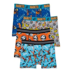 Boys Naruto Boxer Briefs 4 Pack Size 4 NEW - Picture 1 of 6