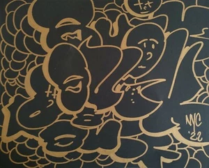 QUIK LIN FELTTON Blackbook 2022 35.5x28cm marker on paper SEEN/CES/COPE2/DAZE/IZ - Picture 1 of 2