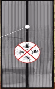 Summer Anti Mosquito Mesh Net Magnetic Insect Fly Bug Curtains Automatic Door - Picture 1 of 13
