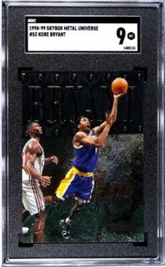 1998-99 Skybox Metal Universe Kobe Bryant #53 SGC 9 Graded Lakers HOF - Picture 1 of 2