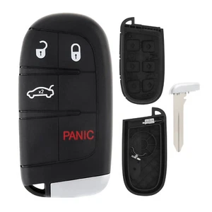 4 Buttons Replacement Key Fob Cover Case Fit for Dodge / Chrysler 300 2011-2018 - Picture 1 of 9