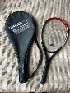 Titanium DDC - 114 Logical Fiber -L2 Grip tennis racquet with bag - Picture 1 of 8