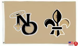 Saints FLAG 3X5 New Orleans Banner Man Cave Flags - Picture 1 of 9