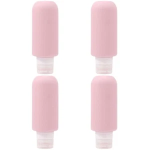Set of 4 Bottled Travel Empty Shampoo Bottles Lotion Container - Picture 1 of 12