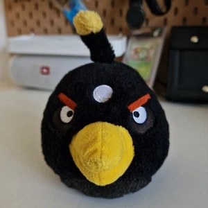 Angry Birds 5" White Spot Bomb Plush Belgian 2nd Gen Rare Commonwealth - Picture 1 of 4