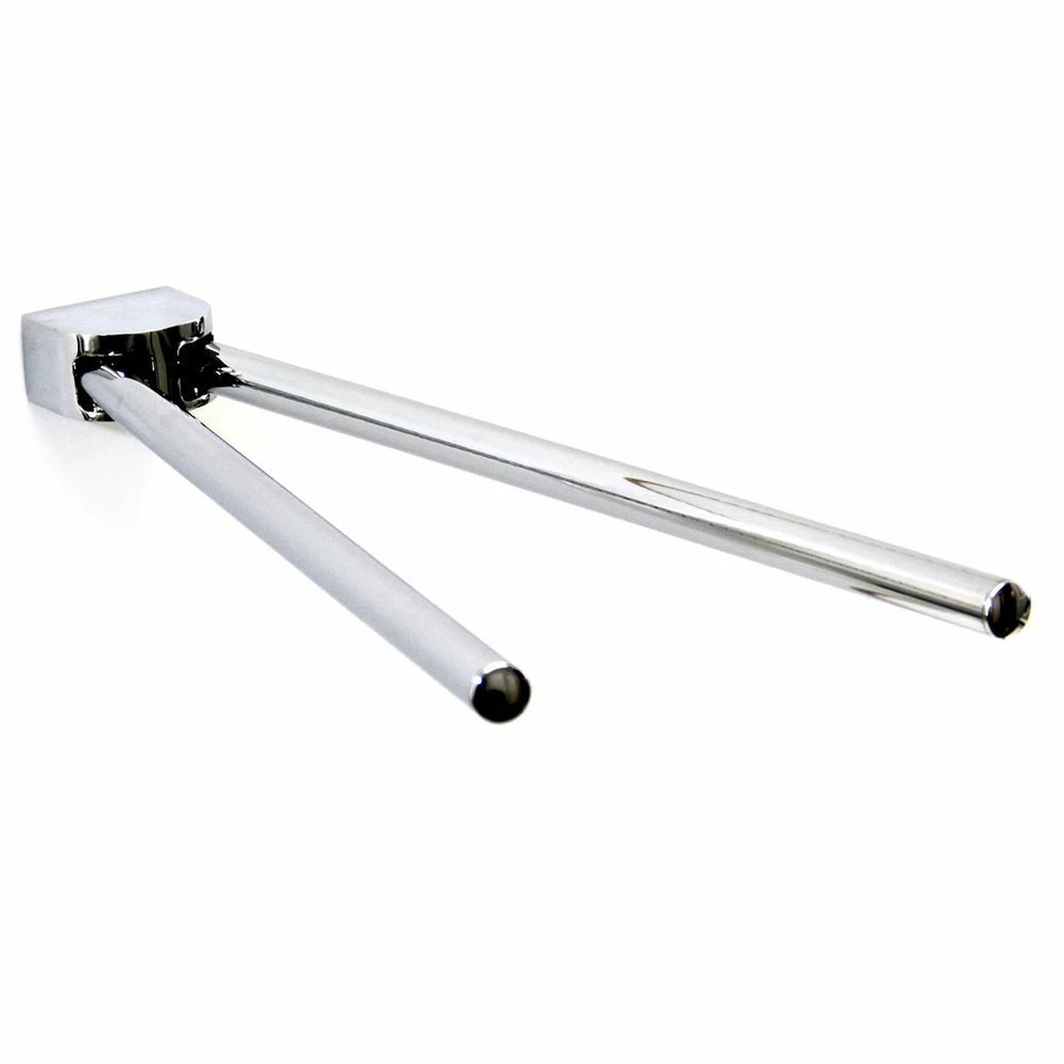 Handtuchhalter Handtuchstange Zweiarmig Messing verchromt Sanitop 45cm lang - Bild 1 von 4