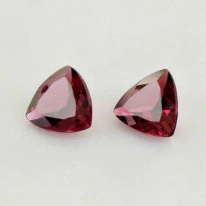 Natural Pink Rhodolite 4mm Trillion Cut loose Gemstone for sale 25 Pieces - Picture 1 of 3
