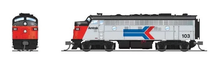 Broadway N-Scale 9241 EMD F7A, Amtrak 105, Phase I, Paragon4 Sound/DC/DCC - Image 1 of 1