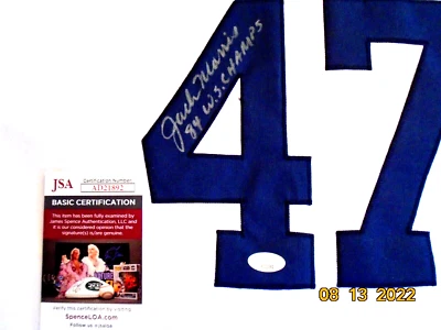 JACK MORRIS (84 WS Champs) Signed Tigers Home Baseball Jersey-JSA Authenticated - Image 1 of 4