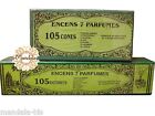 Lot Encens Indien 105 btonnets + 105 Cnes - 7 Parfums (Indian Incense)