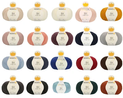 REGIA PREMIUM SILK - Schachenmayr - Sockenwolle Seide - 4-fach - 100g/13,50 Euro
