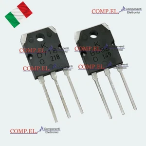 1 Coppia B688 + D718 P/N 120V 8A 80W TO-247 KTD718 KTB688 2SB688 2SD718 ORIGINAL - Foto 1 di 1