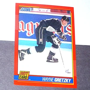 1991-92 WAYNE GRETZKY Hot Card Insert Score #2 Los Angeles Kings - Foto 1 di 2