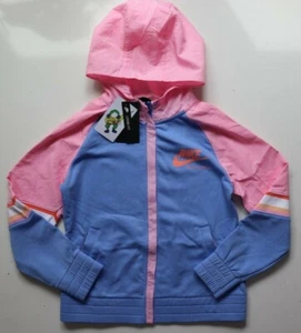 NIKE SPORTSWEAR HERITAGE FULL ZIP HOODIE JACKET CU8293-478 KIDS GIRLS L - Picture 1 of 12