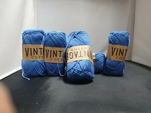5 x V50 Vintage Cotton 100g Crochet &Knitting Yarn/wool - Picture 1 of 1