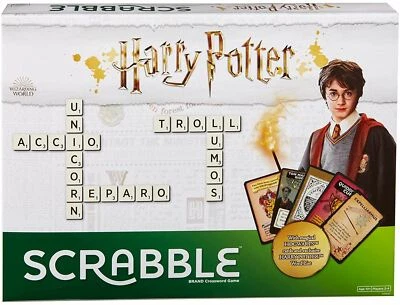 Mattel Games Scrabble Harry Potter Edition Children Fun Family Complete Board - Image 1 of 4