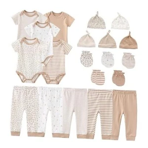 Baby Boy Girl Bodysuits Sets 20-pack Cotton Cartoon New 0-3months Style 03 - Picture 1 of 8