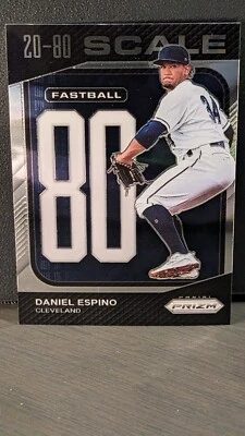 2023 Panini Prizm Daniel Espino Cleveland Guardians 80-20 Scale Insert #SC18 - Image 1 of 2