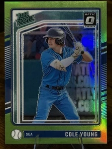 2024 Donruss Baseball Cole Young #D/149 Green Optic Prizm #139 - Bild 1 von 3