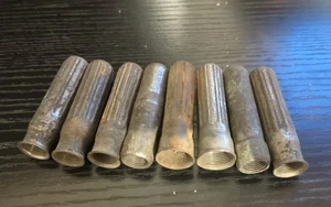 Antique Brass Era Schrader 1900's Nickel Tire Valve Stem Cap Dust Cover - Picture 1 of 4
