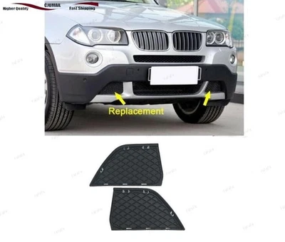 Parachoques delantero apto para BMW X3 E83 2007-2010 parrilla inferior cubierta bisel par nuevo Foto 1 de 4