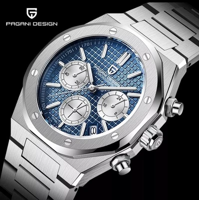 Orologio Acciaio PAGANI DESIGN PD1707. Cronografo. *FINE SALDI 2025* QUALITÀ AAA - Immagine 1 di 4