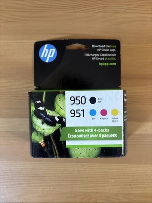 Juego de cartuchos de tinta HP 950XL 951 C2P01FN CN045AN CR314CN Genuie OEM sellado, caducado Foto 1 de 4